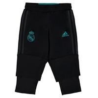 real madrid training 34 pant black kids black