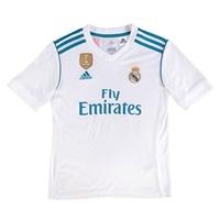 Real Madrid Home Shirt 2017-18 - Kids, White