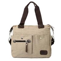 Retro Large Capacity Canvas Handbag Casual Travel Totes for Women and Men