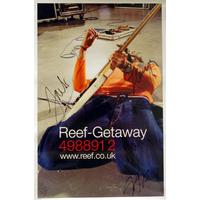 Reef Getaway - autographed poster 2000 UK poster 20 X 30