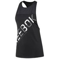 Reebok Women\'s WOR Graphic Mesh Tank Running Short Sleeve Tops