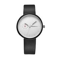 rebirth unisex simple fashion analog display pu leather strap quartz w ...