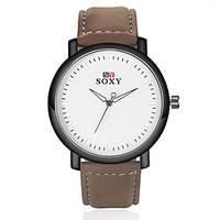 Relojes Quartz Men Watches Casual Leather Strap Watch Male Wristwatch Relogio Masculino