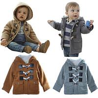Retail Xams Toddler Baby Boys Warm Winter Hoodies Trench Coats Kids Snowsuits Size 0-24Month Jacket Outwear Clothes