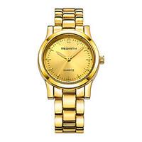 rebirth womens fashion watch chinese quartz alloy band silver gold