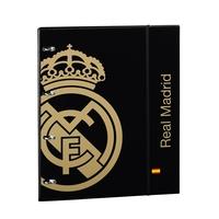 Real Madrid A4 Cardboard Ring Binder 4 Rings With Refill 80 Sh(p