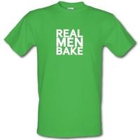 real men bake male t shirt