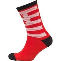 Reebok Mens CrossFit Engineered Crew Socks Red/White