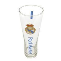 real madrid fc tall beer glass