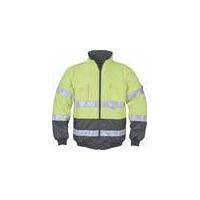 Reversible Reflective Jacket, yellow/black, various sizes