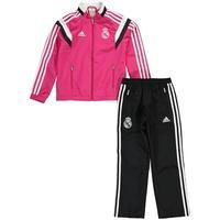 real madrid presentation suit kids pink