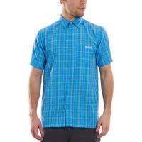 regatta mens shelton short sleeve shirt blue blue