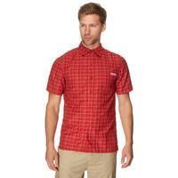 Regatta Men\'s Shelton Short Sleeve Shirt - Red, Red