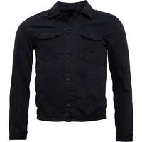 religion mens rock denim jacket graphite