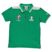Republic of Ireland UEFA Euro 2016 Polo Shirt (Green) - Kids