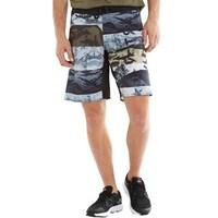 Reebok Mens One Series Speedwick Sublimated Training Board Shorts Coal