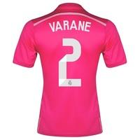 Real Madrid Away FIFA World Champions 2014 Shirt Pink with Varane 2 pr, Pink