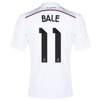 Real Madrid Home Shirt 2014/15 - Kids with Bale 11 printing, White