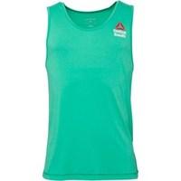 Reebok Mens CrossFit Speedwick Burnout Tank Neon Pacific