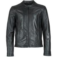 redskins concord mens leather jacket in black