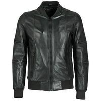 Redskins SOCCER men\'s Leather jacket in black