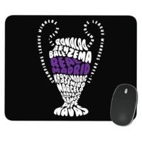 Real Madrid CL Trophy Winners MousePad (Black)