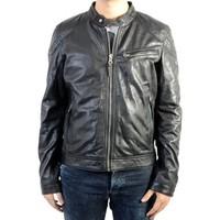 redskins blouson cuir willow casting black mens leather jacket in blac ...
