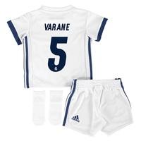 Real Madrid Home Jersey 2016/17 - Baby - with Varane 5 printing, White