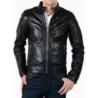 redskins jacket leather blackway mojito black mens leather jacket in b ...