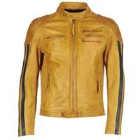 Redskins RIVAS men\'s Leather jacket in yellow