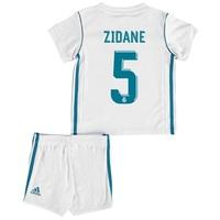 Real Madrid Home Baby Kit 2017-18 with Zidane 5 printing, N/A