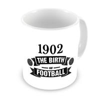 real madrid birth of football mug