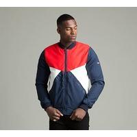 Retro Colour Block Bomber Jacket