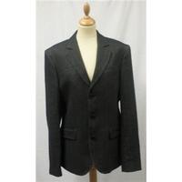 reduced galliano italian designer size 3448 blackgrey tweed jacket gal ...