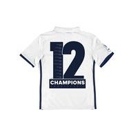 Real Madrid Home Shirt 2016-17 - Kids with Champions 12 printing, White