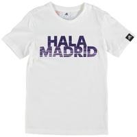 Real Madrid Graphic T-Shirt - White - Kids, White