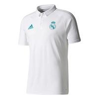 real madrid training polo white white