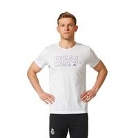 Real Madrid Core Graphic T-Shirt - White, White