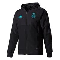 Real Madrid Training Presentation Jacket - Black, Black