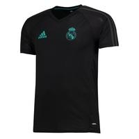 real madrid training jersey black black