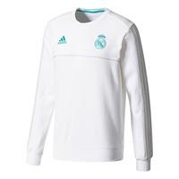 real madrid training sweat top white white