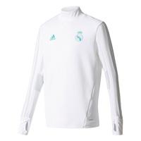 real madrid training top white kids white