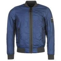 Replay Quilted Bomber Jacket Mens