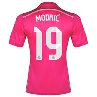 Real Madrid Away FIFA World Champions 2014 Shirt Pink with Modric 19 p, Pink