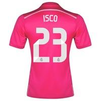 Real Madrid Away FIFA World Champions 2014 Shirt Pink with Isco 23 pri, Pink