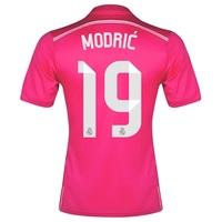 Real Madrid Away FIFA World Champions 2014 Shirt Pink with Modric 19 p, Pink