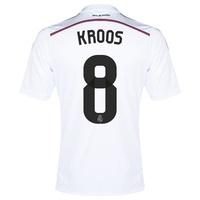 Real Madrid Home Shirt 2014/15 - Kids with KROOS 8 printing, White