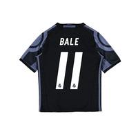 Real Madrid Third Shirt 2016-17 - Kids with Bale 11 printing, Black