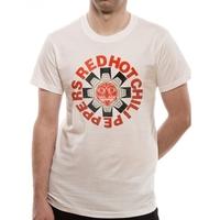 Red Hot Chili Peppers - Aztec Men\'s Medium T-Shirt - White