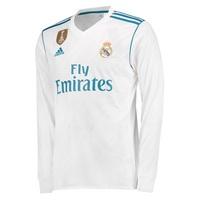 Real Madrid Home Shirt 2017-18 - Long Sleeve, White